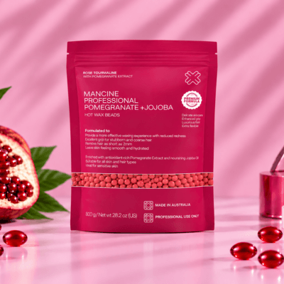 Bag of beaded wax pink